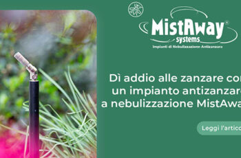 Dì addio alle zanzare con un impianto antizanzare a nebulizzazione MistAway