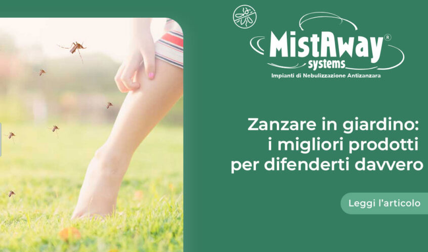 Zanzare in giardino: i migliori prodotti per difenderti davvero