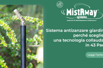 Sistema antizanzare giardino: perché scegliere una tecnologia collaudata in 43 Paesi